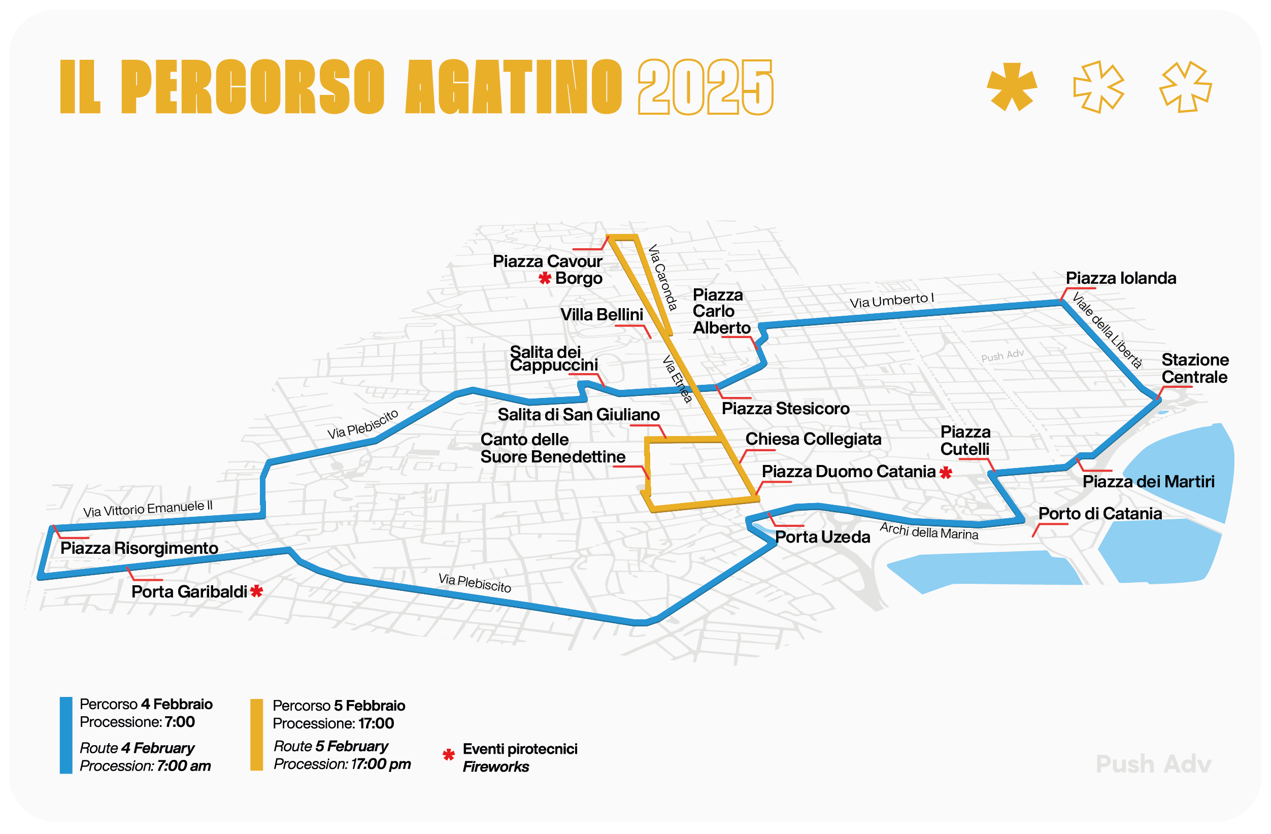 percorso, mappa sant'agata 2025