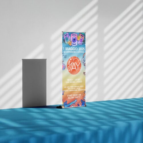 Illustrazione design, may day, push adv