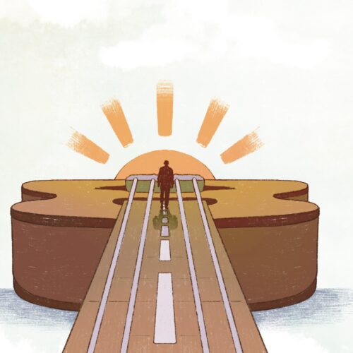 illustrazione editoriale - studio grafico viagrande PUSHADV